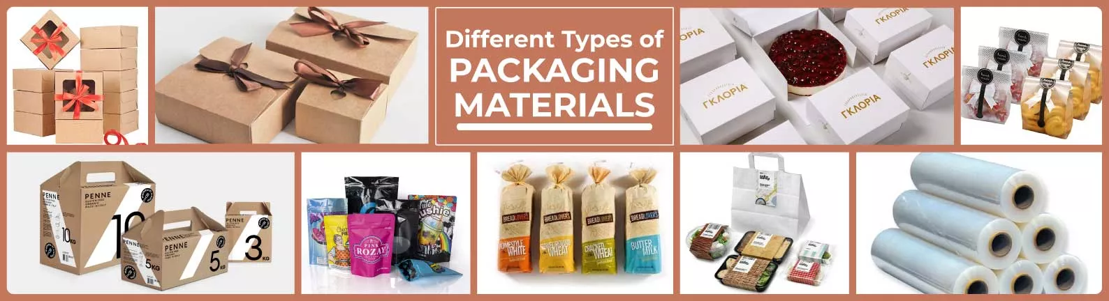 34 Major Types of Packaging Materials to Consider