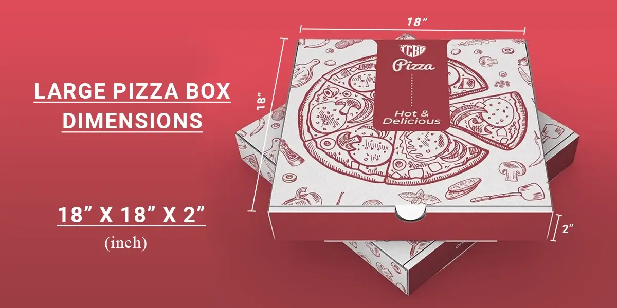 Large Pizza Box Dimensions