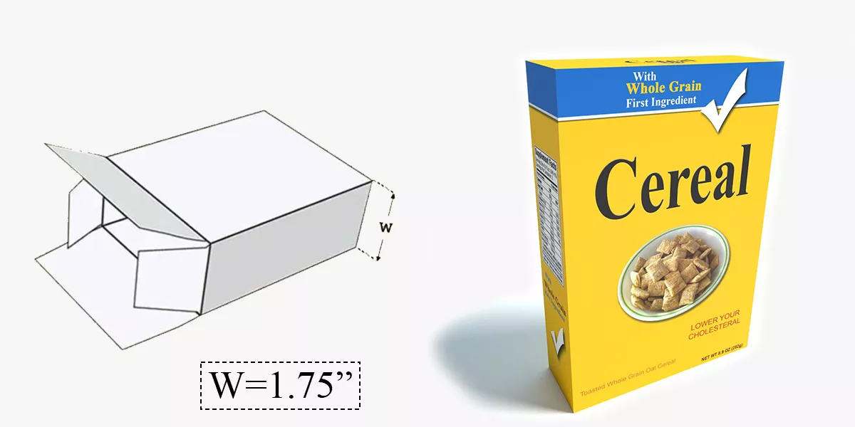 What Is The Width Of A Cereal Box